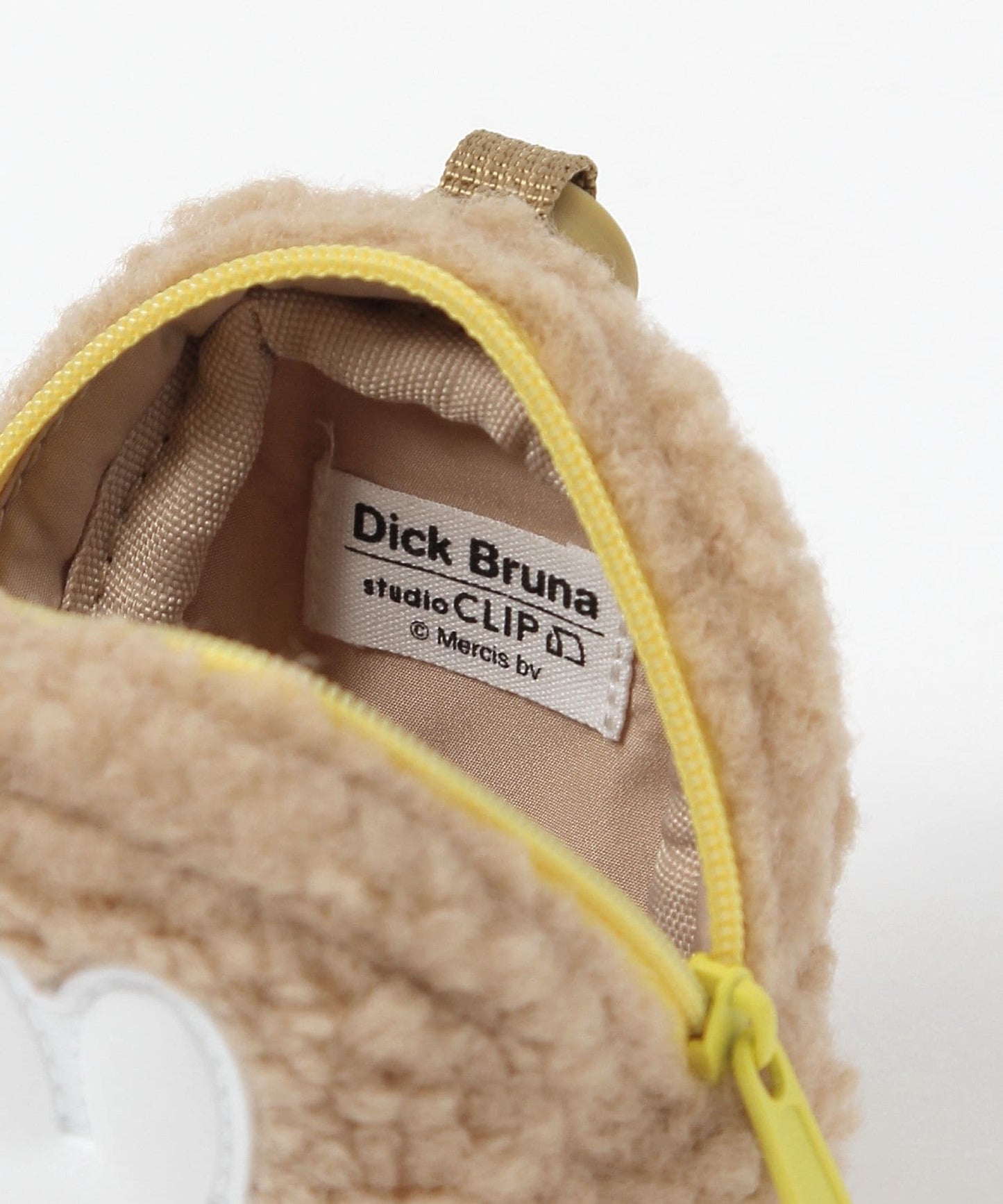 Japan｜ Dick Bruna Beige Carabiner Boa Pouch
