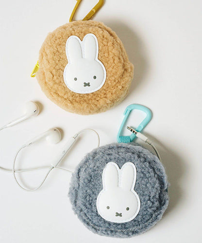 Japan｜ Dick Bruna Beige Carabiner Boa Pouch