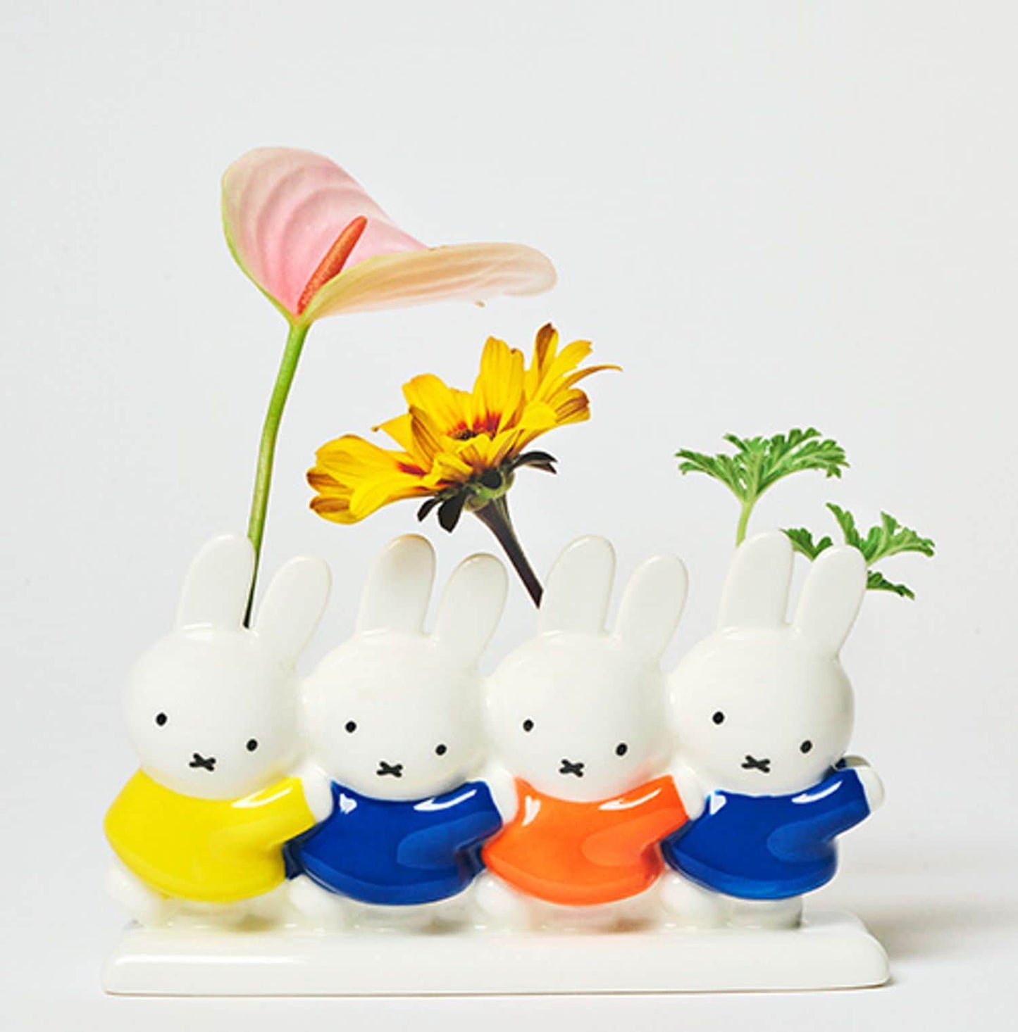 Japan｜ Dick Bruna Four-Piece Flower Vase