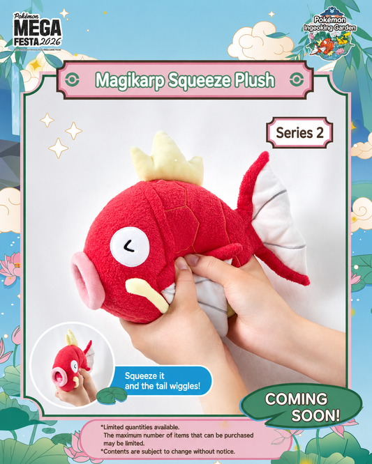 Korea Exclusive｜ Mega Festa 2026 Pokémon Emoticon Magikarp Plush