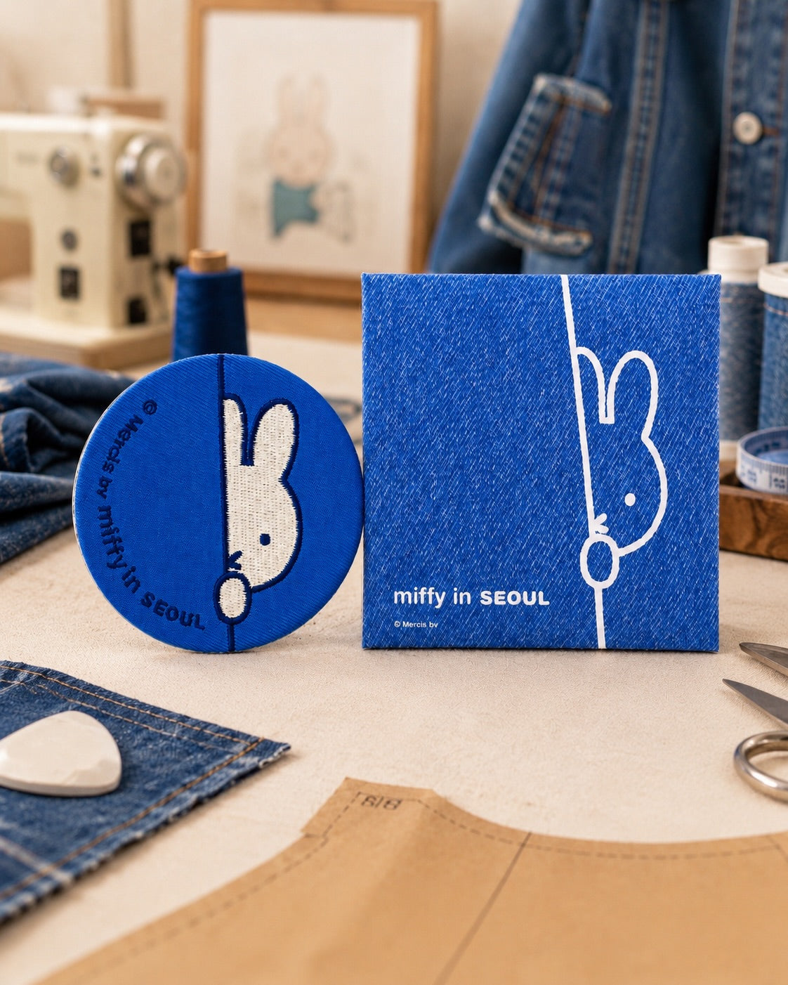 Korea Seoul exclusive Miffy denim collection mirror