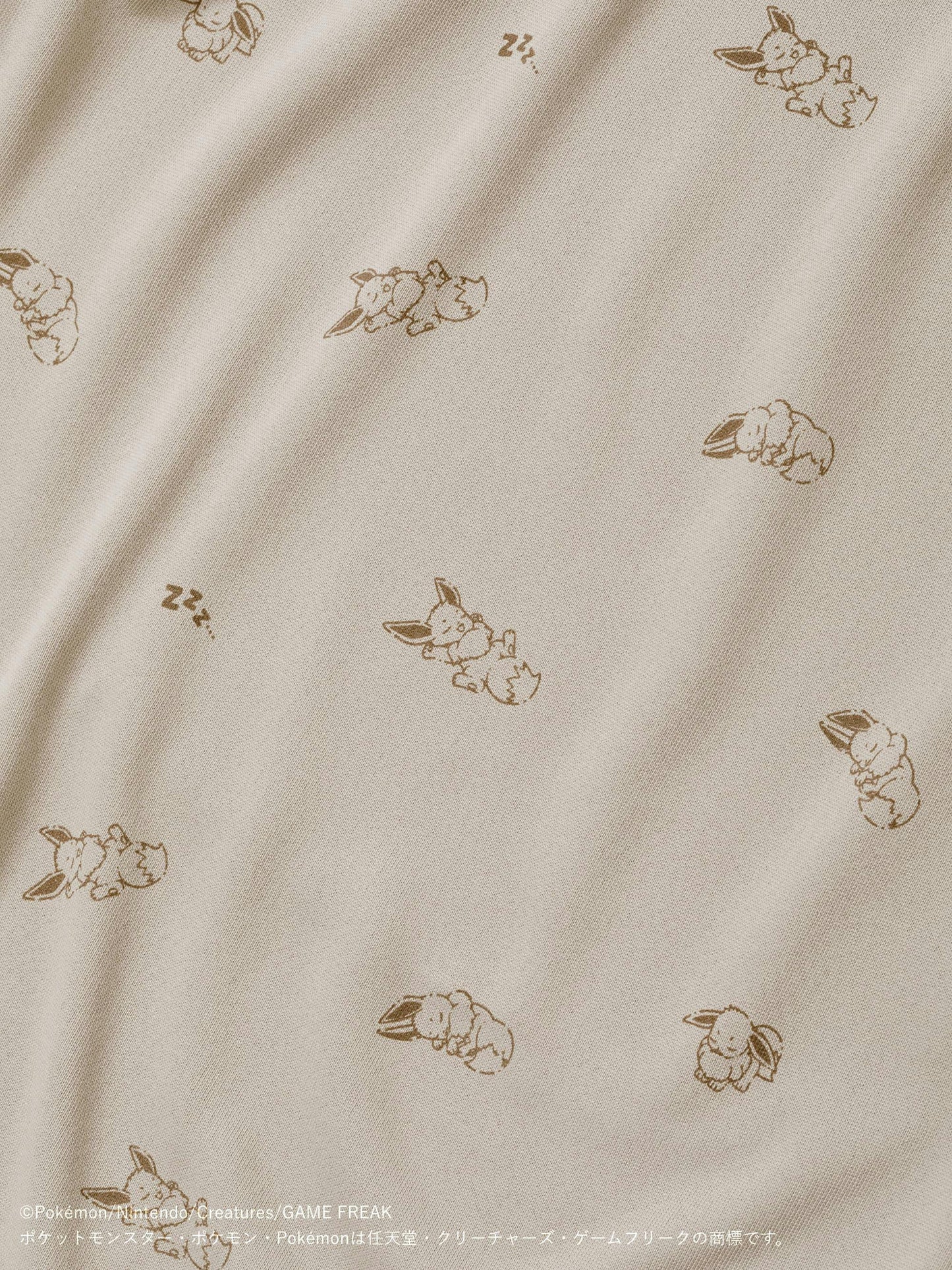 Japan｜ Pokémon Sleep Eevee BAKUNE Dry Short Sleeve Set