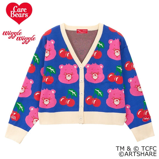 日本限定｜Care Bears Wiggle Wiggle Knit Cardigan (Cherry)