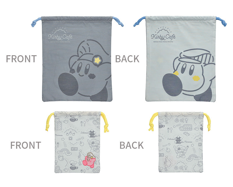 Kirby Café Kirby and Waddle Dee Drawstring Pouch Set