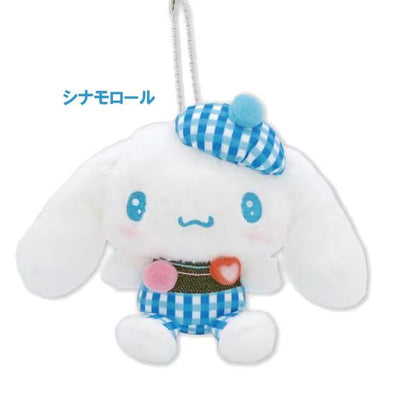 Sanrio Hanging Plush Charm Gingham Denim