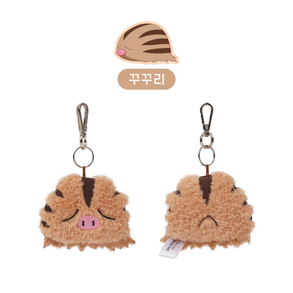Korea Exclusive｜Pokémon Swinub Flat Plush Keychain