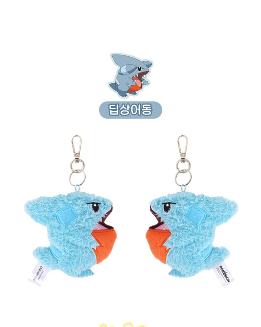 Korea Exclusive｜ Pokémon Deep Sea Shark Flat Plush Keychain