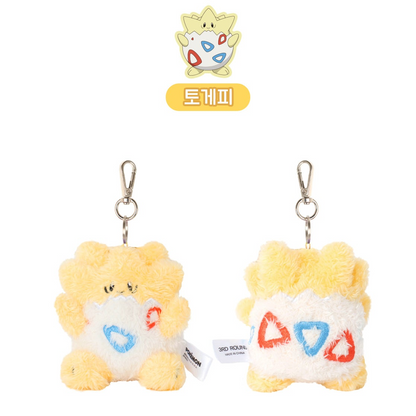 Korea Exclusive｜Pokémon Togepi Flat Plush Keychain
