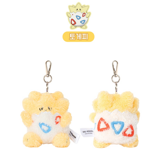 Korea Exclusive｜Pokémon Togepi Flat Plush Keychain