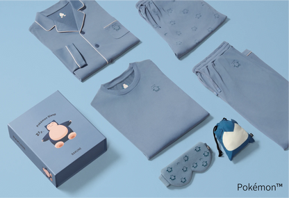 Pokémon Sleep Snorlax BAKUNE Pajamas Dry Set