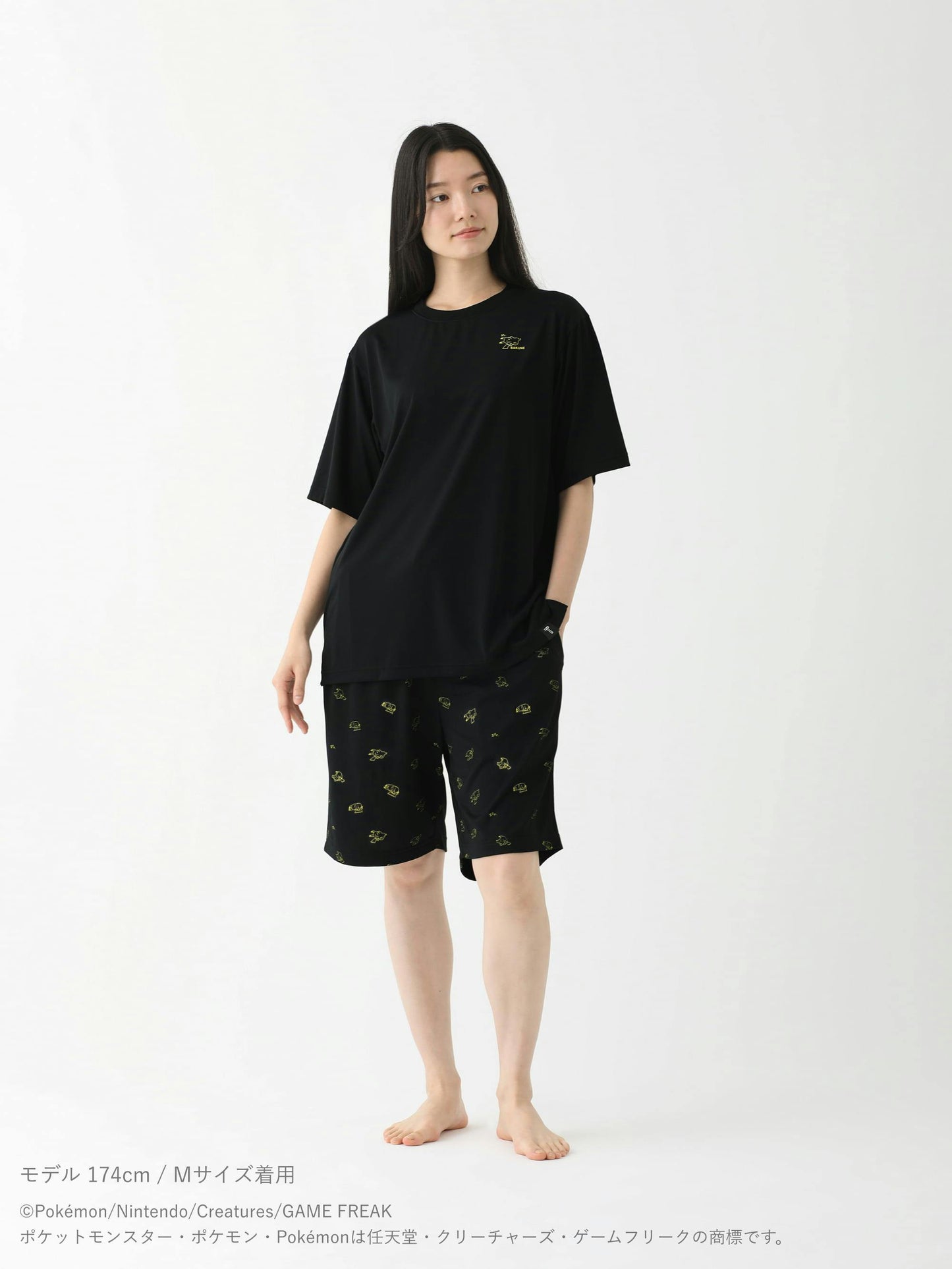 Japan｜ Pokémon Sleep Pikachu BAKUNE Dry Short Sleeve Set