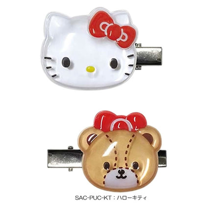 Japan｜Sanrio Characters Puffy Hair Clip Set