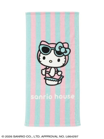 Sanrio Hello Kitty Summer Beach Club Face Towel