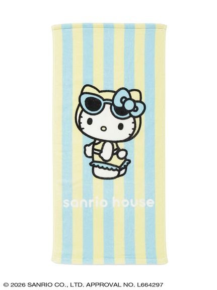 Sanrio Hello Kitty Summer Beach Club Face Towel