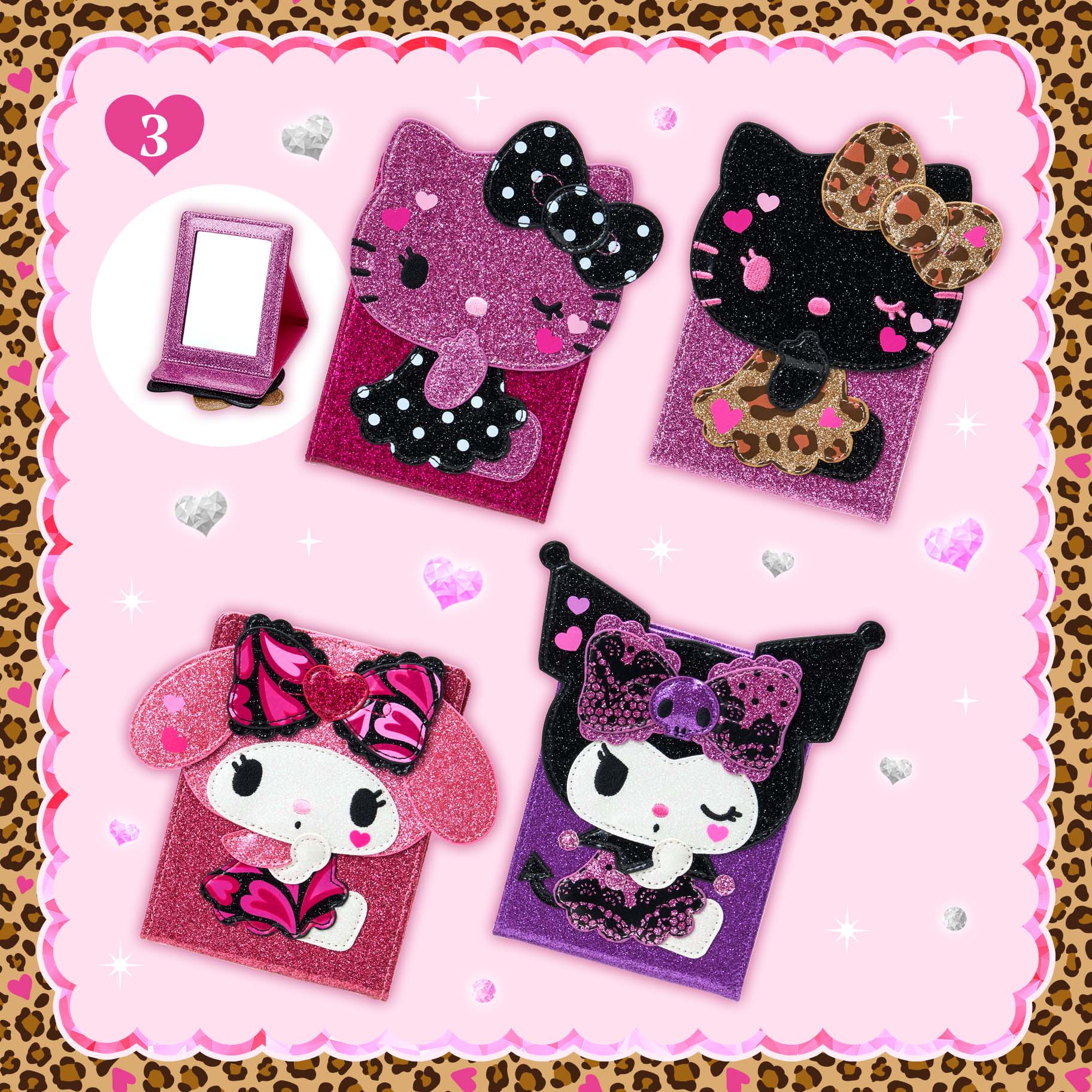 Sanrio Gyaru MAX Folding Mirror