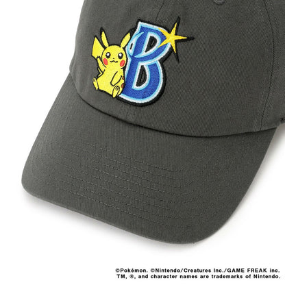 Pokémon Pikachu Curved Visor Cap Gray