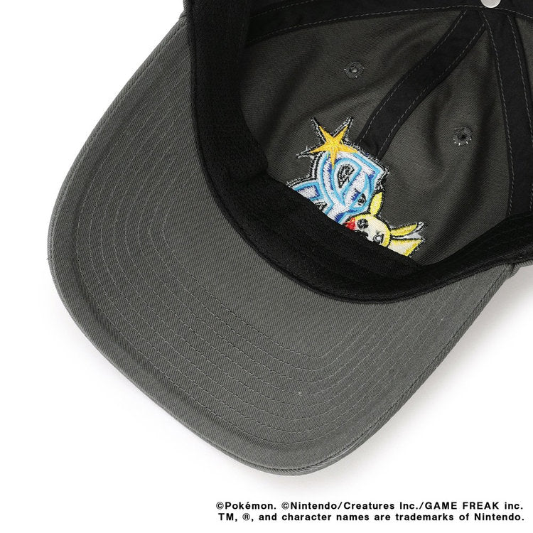 Pokémon Pikachu Curved Visor Cap Gray