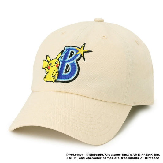Pokémon Pikachu Curved Visor Cap Ivory