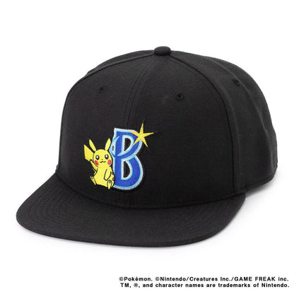 Pokémon Baseball Festa 2026 Pikachu Flat Visor Cap Black