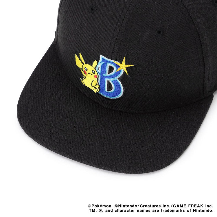 Pokémon Baseball Festa 2026 Pikachu Flat Visor Cap Black