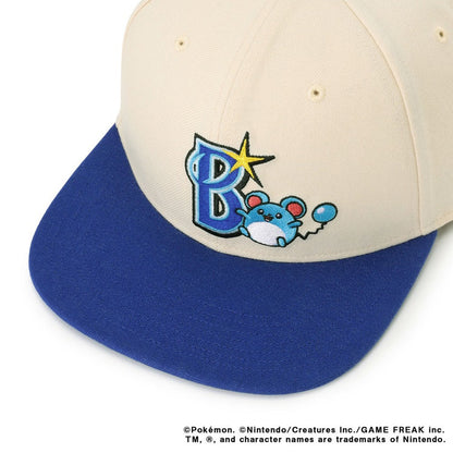 Pokémon Baseball Festa 2026 Marill Flat Visor Cap Ivory Blue