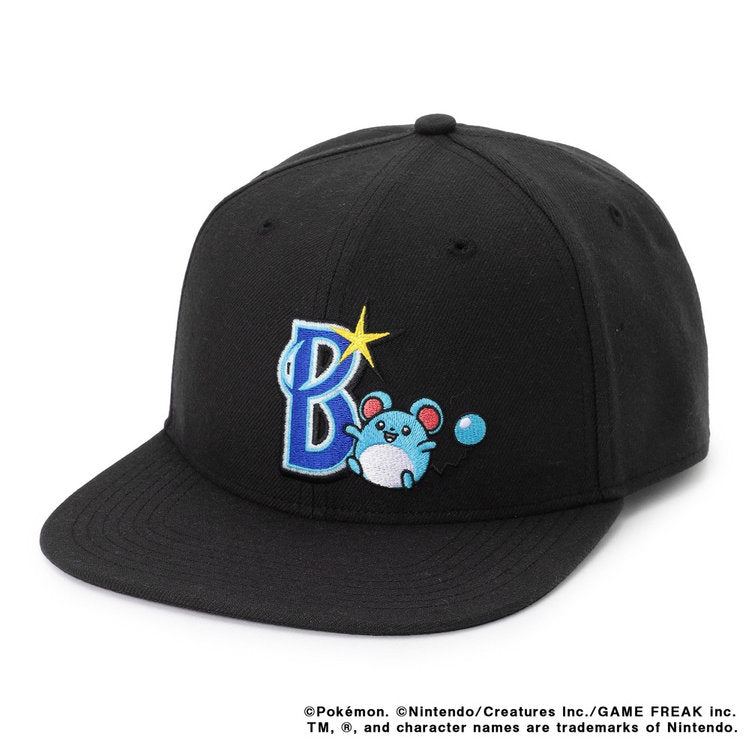 Pokémon Baseball Festa 2026 Marill Flat Visor Cap Black