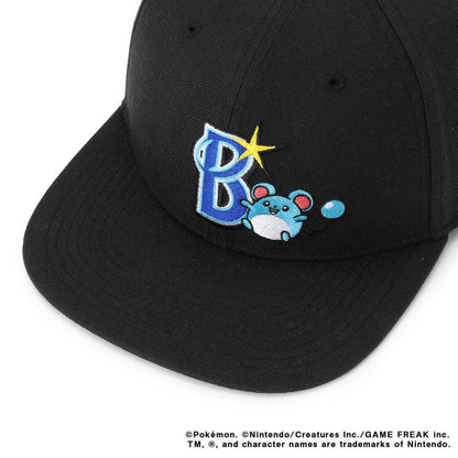 Pokémon Baseball Festa 2026 Marill Flat Visor Cap Black