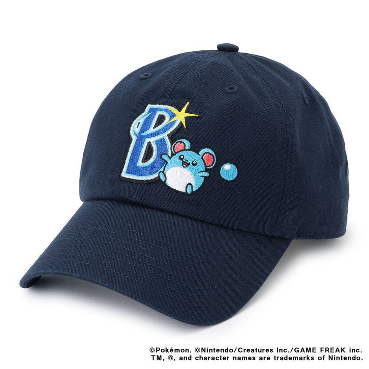 Pokémon Baseball Festa 2026 Marill Curved Visor Cap Navy