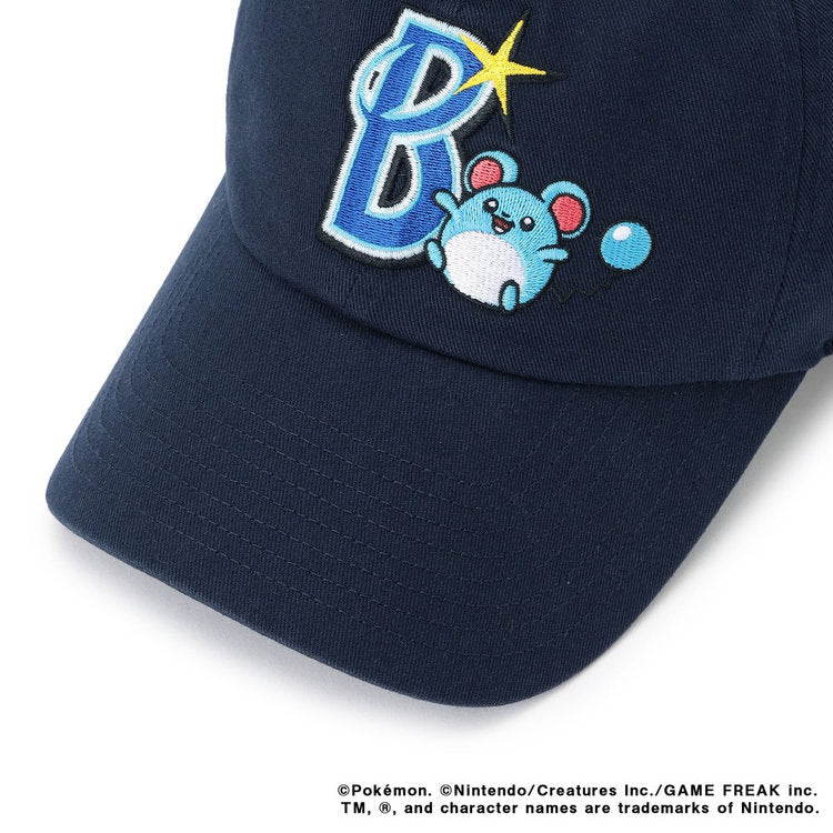 Pokémon Baseball Festa 2026 Marill Curved Visor Cap Navy