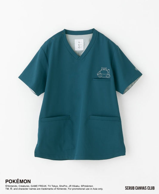 Pokémon Snorlax Scrub Top