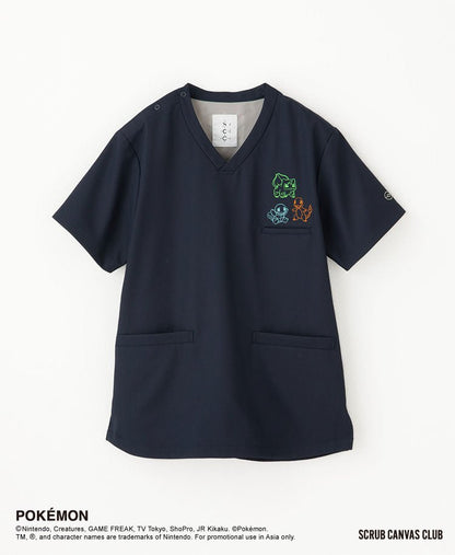 Pokémon Kanto First Partners Scrub Top