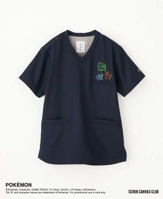 Pokémon Kanto First Partners Scrub Top