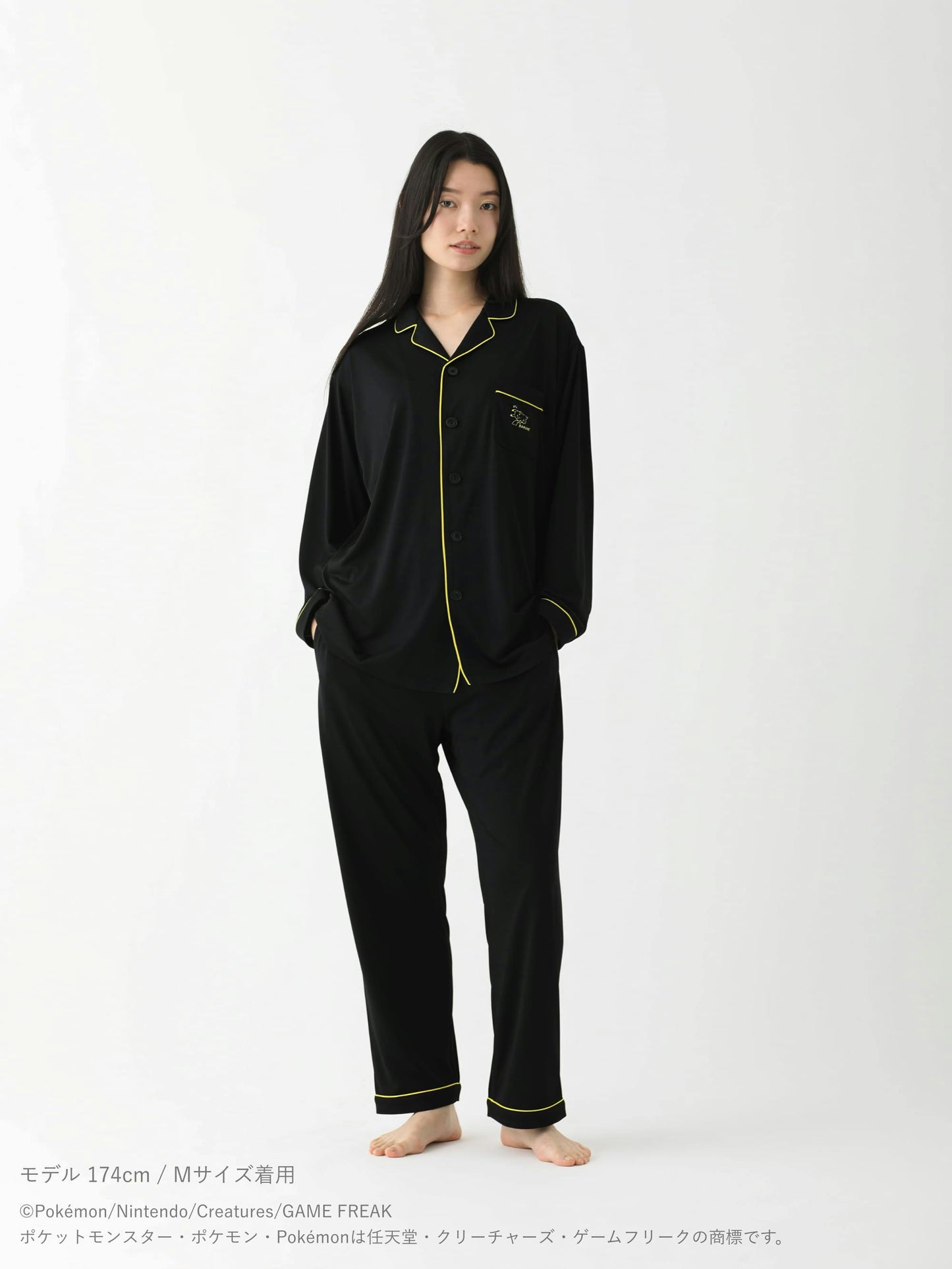 Japan｜ Pokémon Sleep Pikachu BAKUNE Pajamas Dry Long Sleeve Set